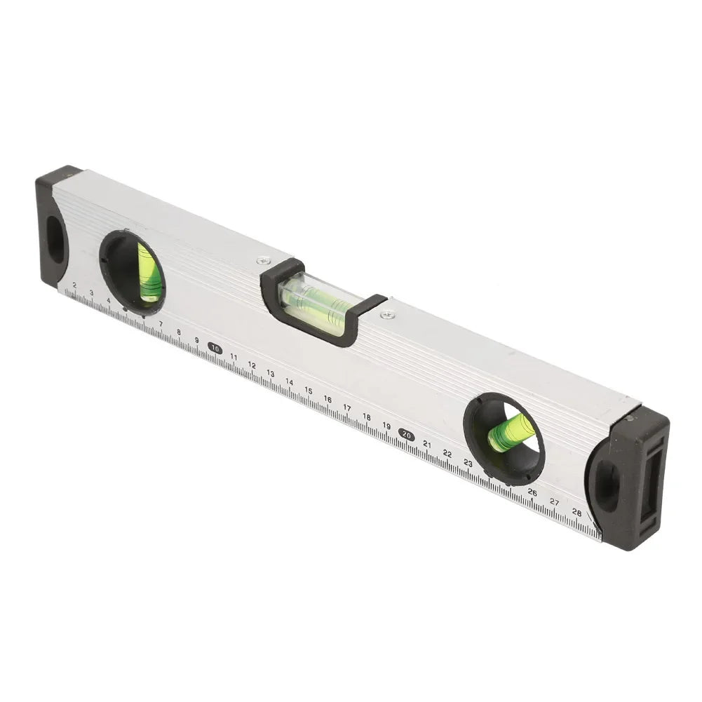 Bubble Level Ruler 30/60cm Aluminum Alloy Spirit Level Ruler Gauge Measure Tool Magnetic Bubble Level Ruler Spirit Level Meter