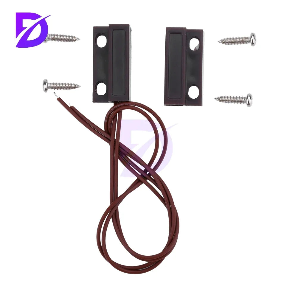 1-10PCS MC-38 Wired Door Window Sensor Magnetic Switch Home Alarm System Detector Reed Switch