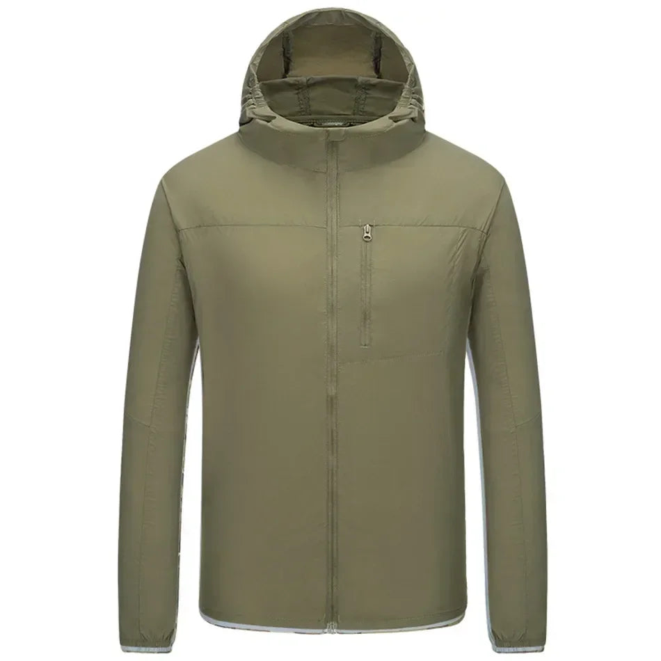 Men Summer Outdoor Ultralight Tactical Skin Jackets Waterproof Breathable Sunscreen Windbreaker Climbing Fishing Anti UV Jackets