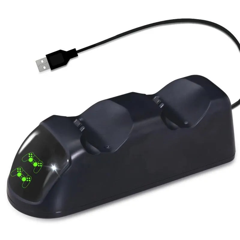 DATA FROG PS4 Charging Station Controller Charger For Wireless PS4 USB Dual Dock Station For PS4 Slim / PS4 Pro
