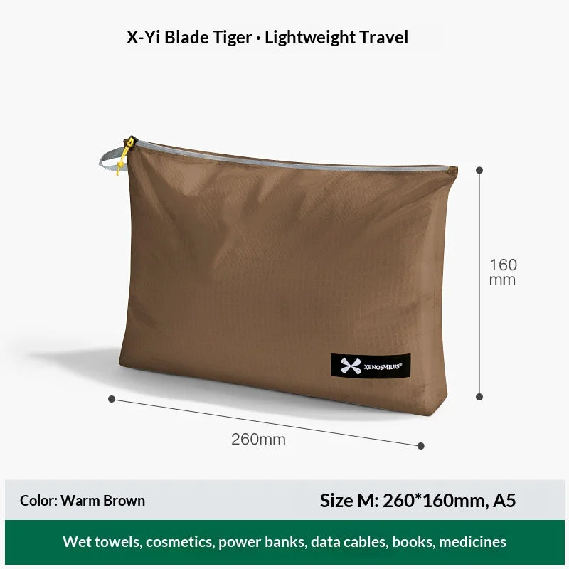 Ultra Light Travel Outdoor Storage Bag, Portable ID Storage Bag, Toileting Card Bag, Sub Packaging Miscellaneous Bag Stuff Sack