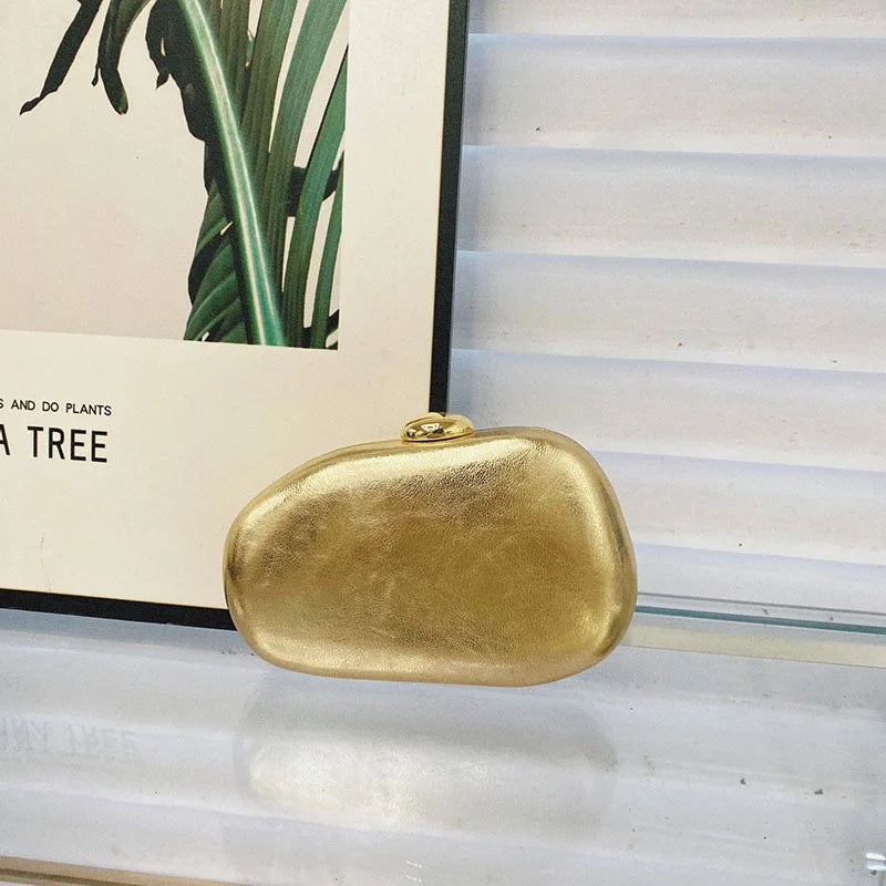 Fashion Irregular Shape Evening Box Clutch Bag Phone Purse Crossbody Messenger Day Chain Wedding Party Women Prom