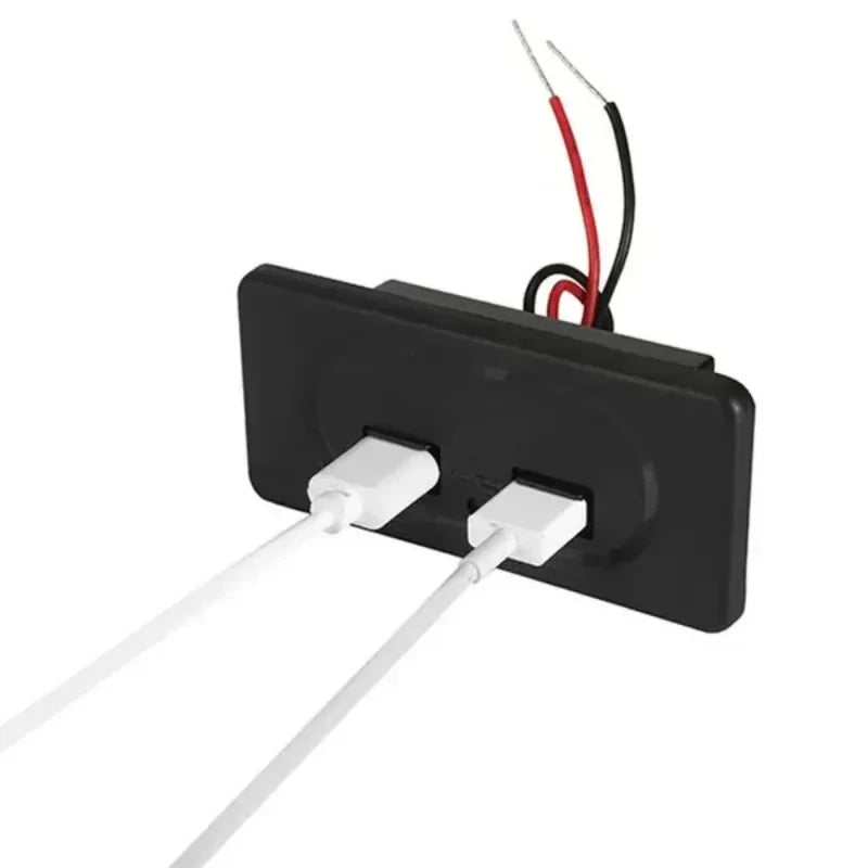 1 Pc Dual USB Charger Socket 3.1A 12V 24V for Motorcycle Auto Truck Boat Car Power Adapter Outlet