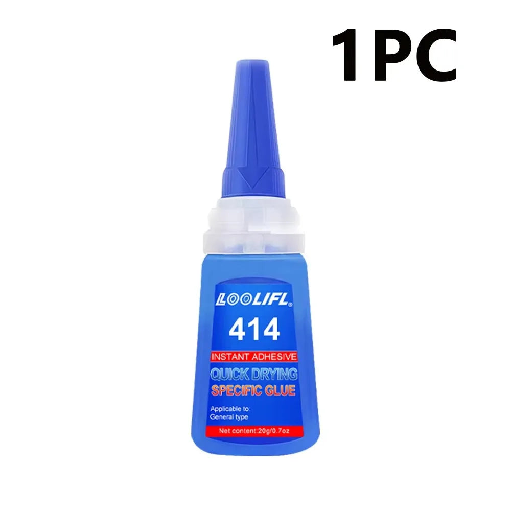 Strong Nail Art Adhesive Glue for Press on Nails False Tips Rhinestone Pearl Metal Chain Decoration, Quick Dry DIY Manicure Glue
