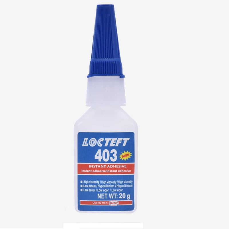 20g 401 403 495 Super Glue Instant Quick-Drying Cyanoacrylate Adhesive Leather Rubber Wood Metal Strong Bond Liquid Glue Tool