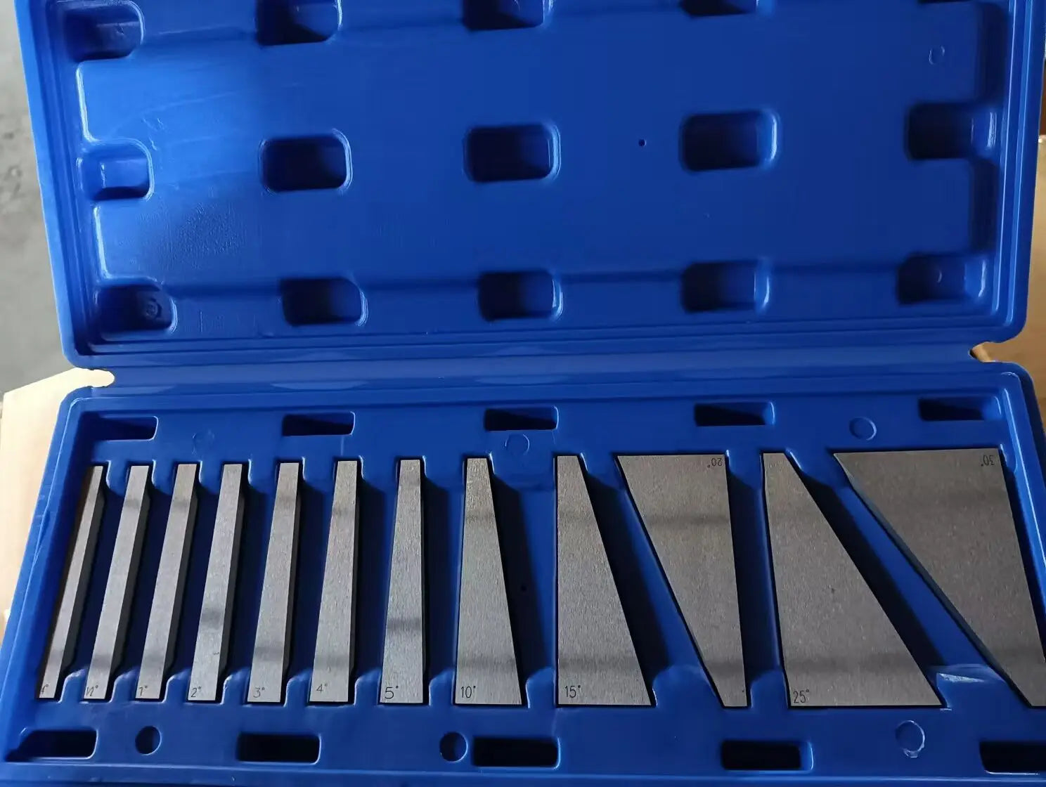10Pcs 1-30 Degree Precision Ground Durable Angle Block Set 2pcs Angle Block For Lathes Milling Machinist Tools Angle Block Gage