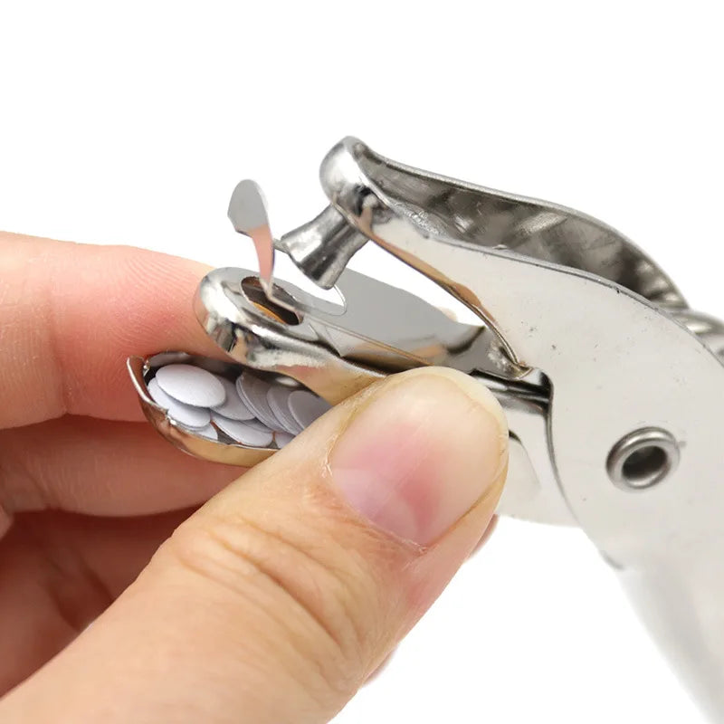 1pcs 3mm/6mm Mini Stainless Steel Punch Single Hole Punching Pliers Hand Press Pliers Binding Ticket Checking Punch