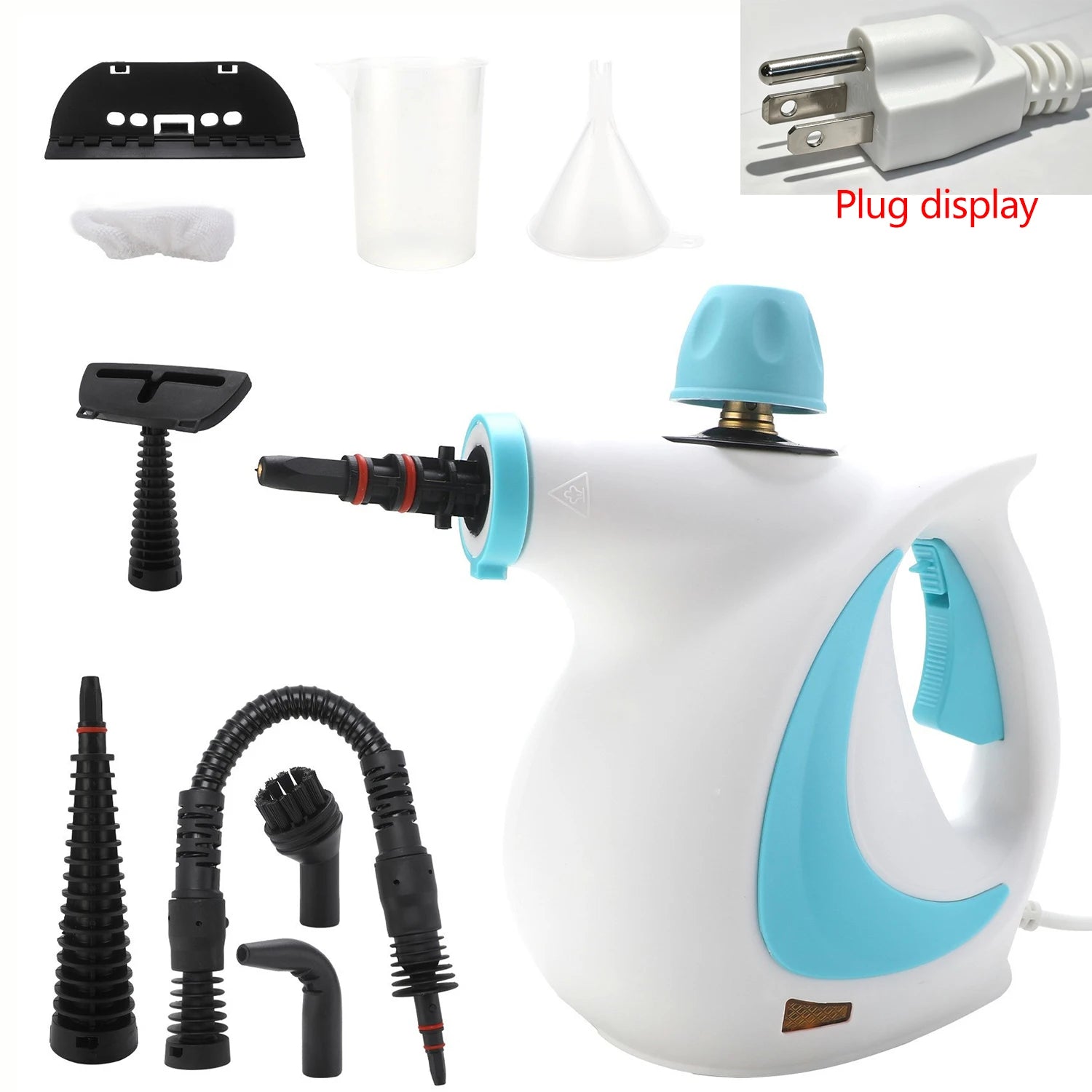 Pressurized Handheld Steam Cleaner for Home - Portable Multi-purpose High Pressure Deep Multi-surface Cleaning Steamer Machine