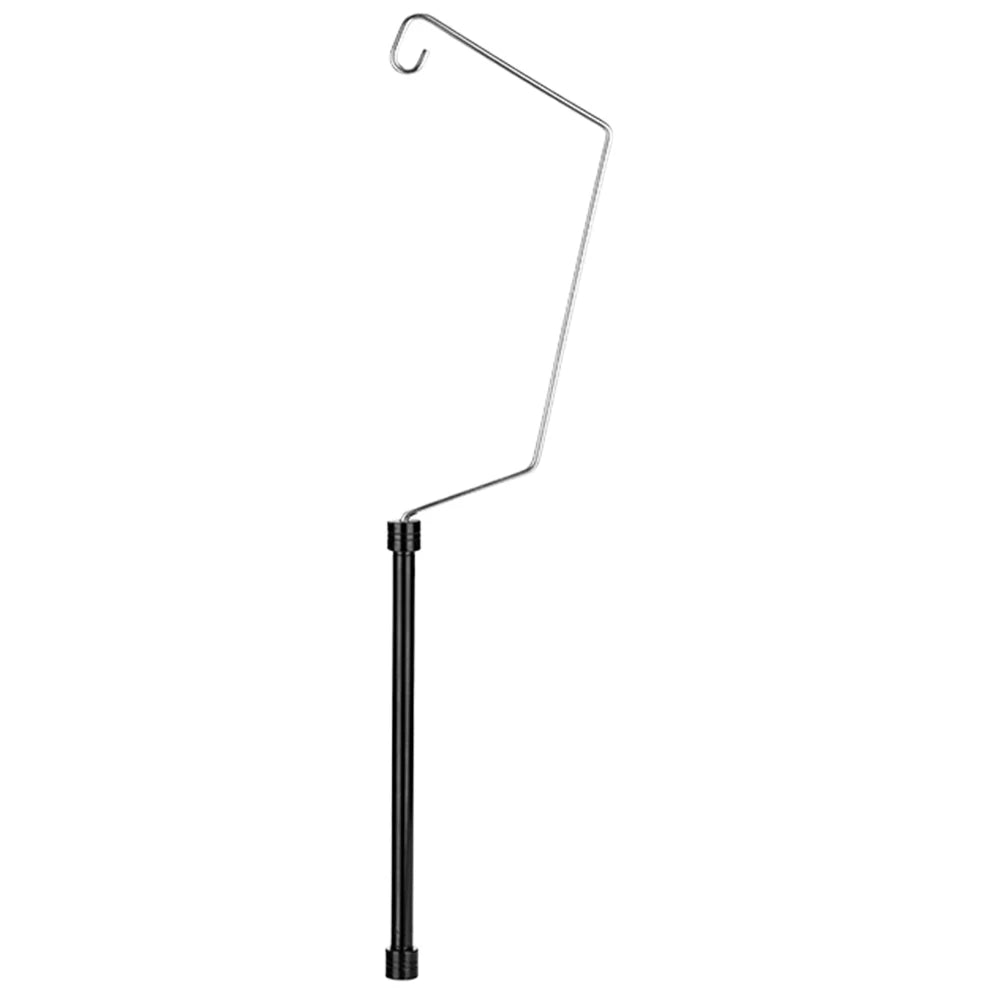 IGT Table Lantern Stand Aluminum Alloy Camping Light Holder Multifunctional Lamp Hanging Pole for Picnic Hiking Fishing