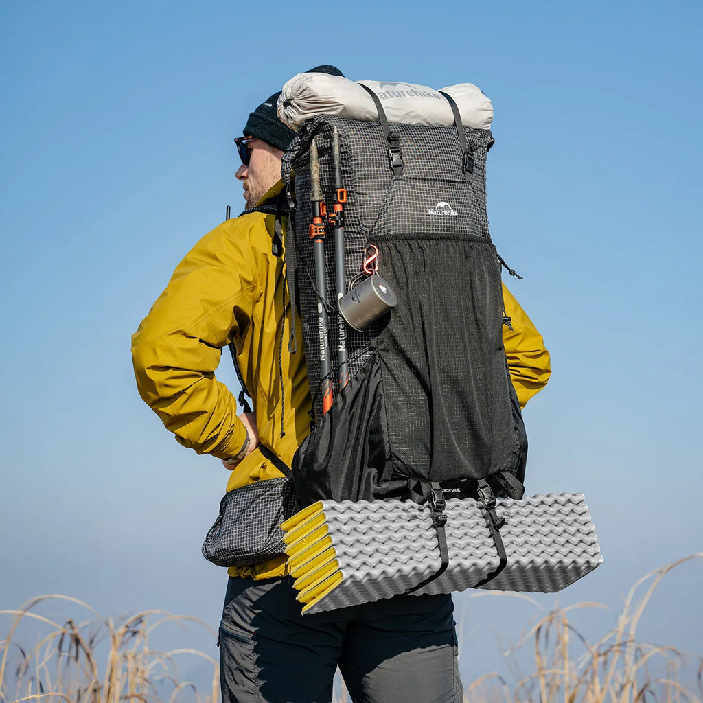Naturehike Rock 2.0 Aluminium Frame Hiking Bag 30L 45L 60L Large Capacity Waterprof Mochila Trekking Backpack CNK2550XB018