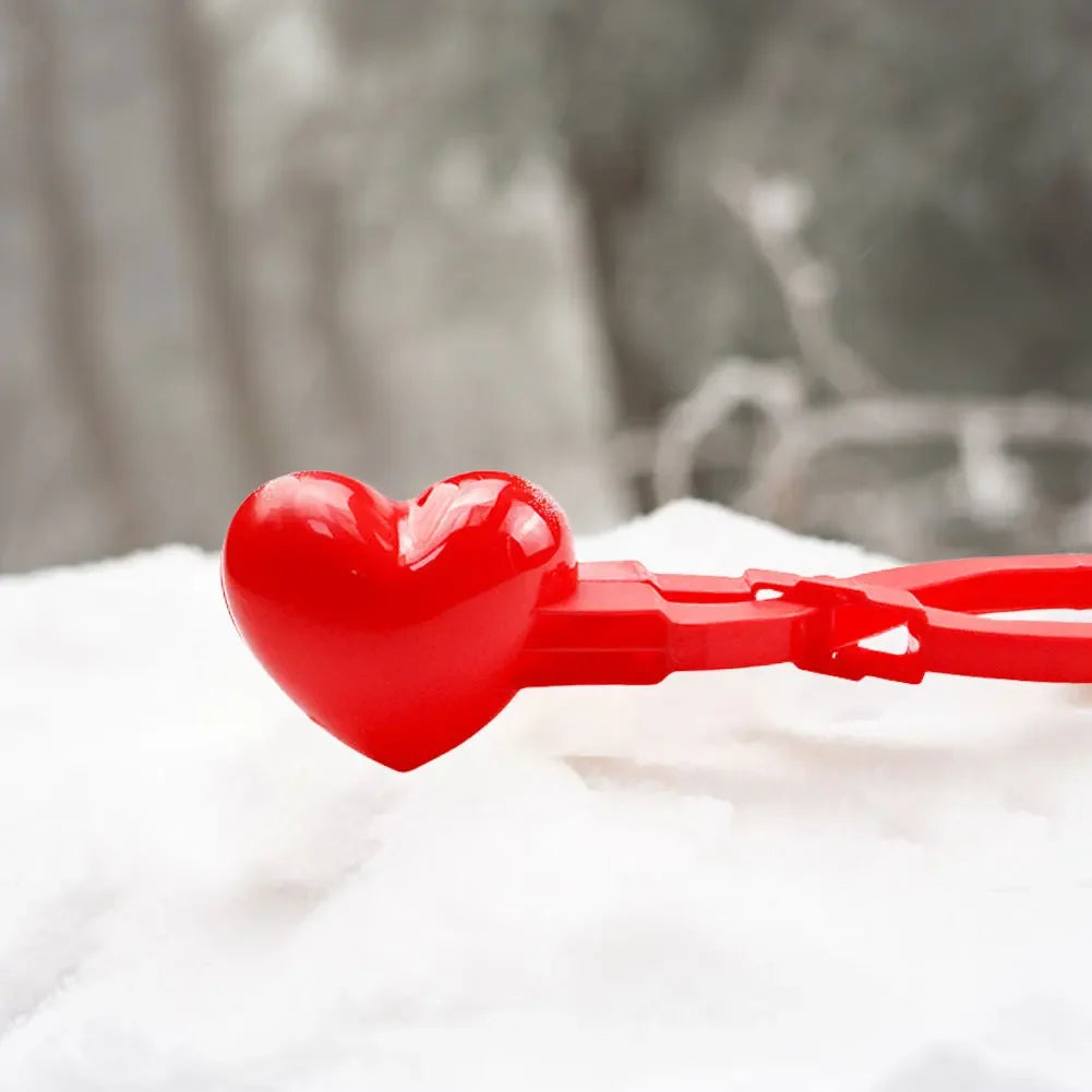 Cute Duck Shaped Rice Mold Maker Clip Children Outdoor Plastic Winter Snow Sand Mold Tool for Snowball Fight Outdoor Fun Sports
