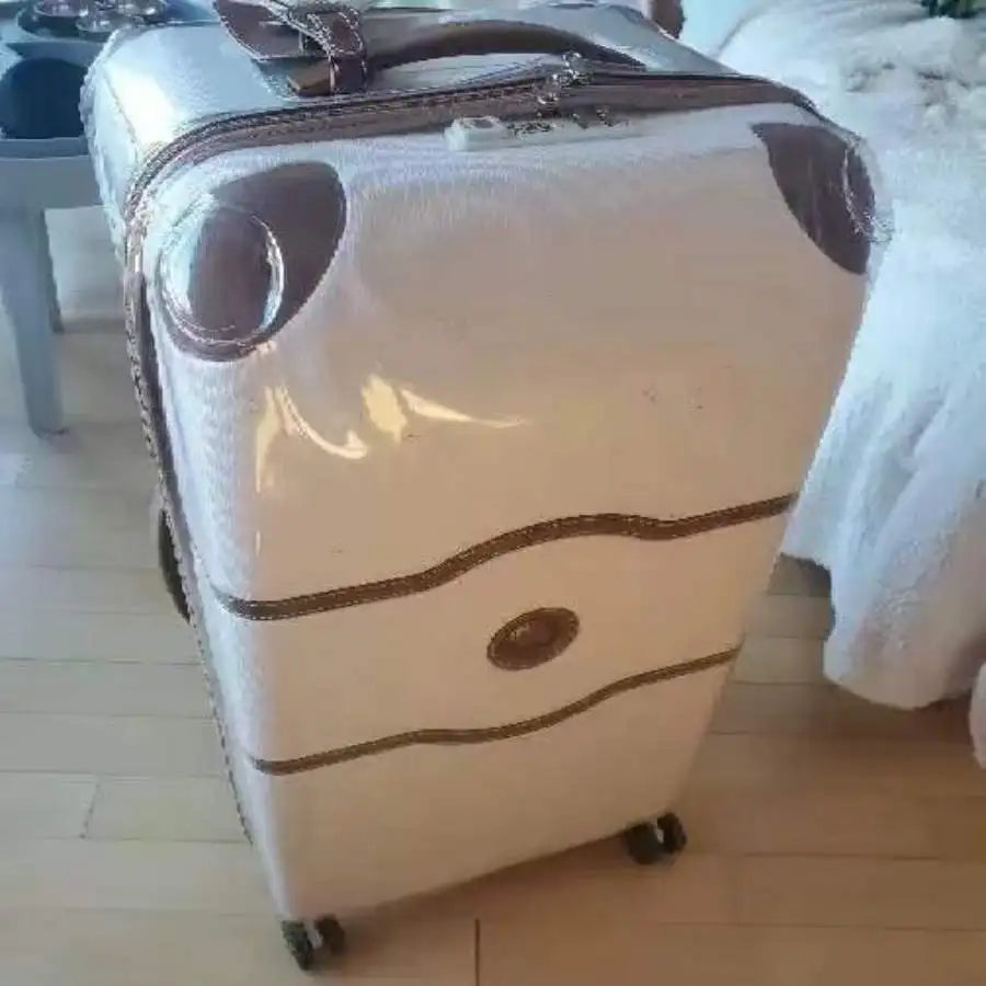 Transparent Cover for Delsey Chatelet Air Suitcase Protector with Zipper Luggage Case Customized Not Include Suitcase