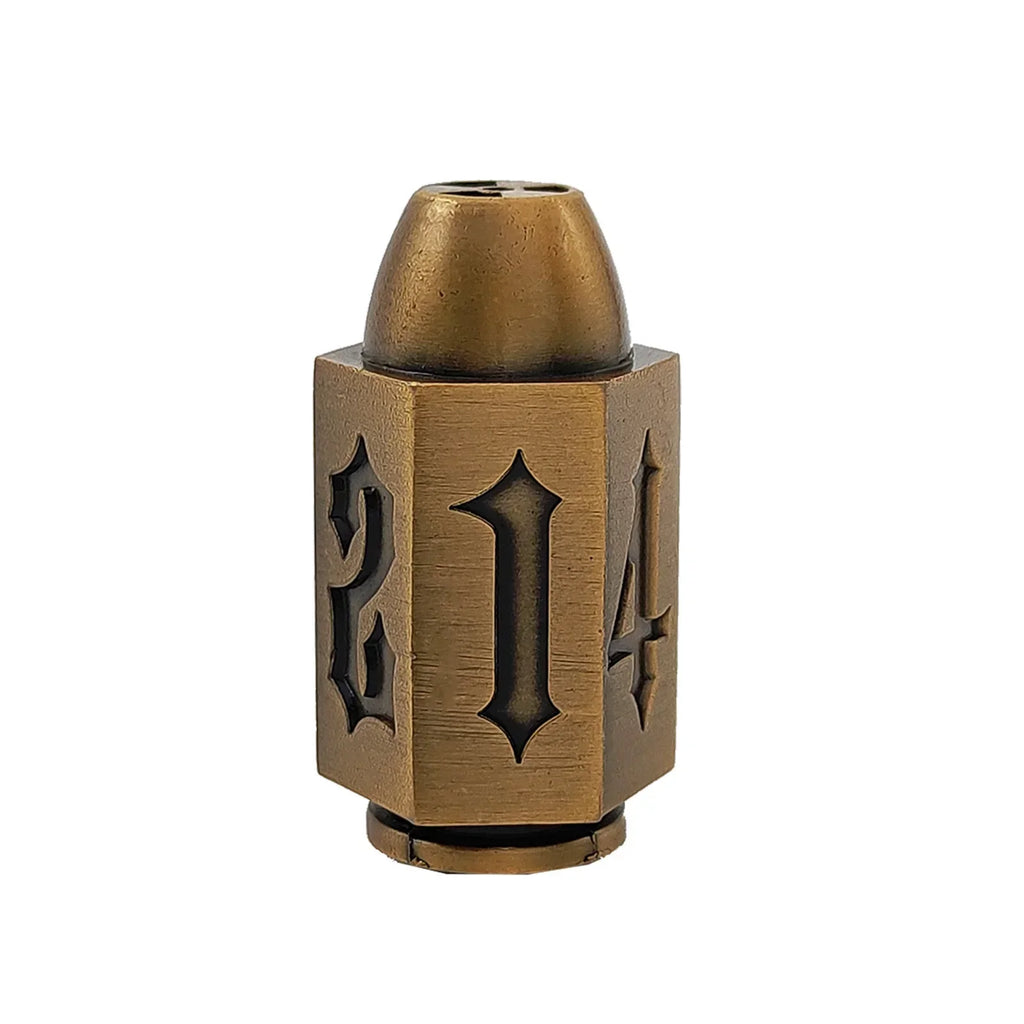 1pc of D6 Bullet Metal Dice Set for DND RPG Table Board Game Polyhedral Dice Number Dice KIT