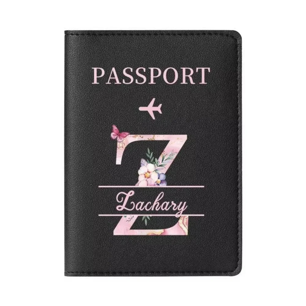 Personalized Passport Holder with custom Cute Cartoon Shiba Print, Multifunctional Ticket & Travel Document Organizer