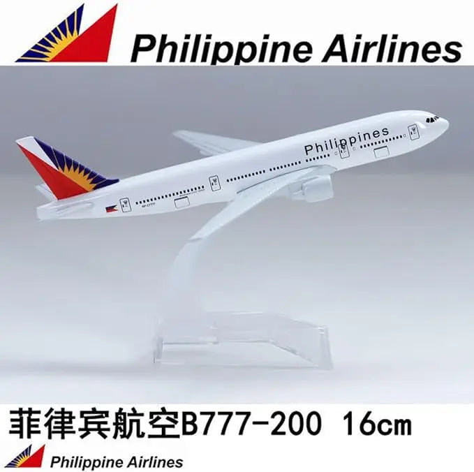 16CM 1/400 Diecast Alloy B777  Airplane Model Toy Plane Collected Gift Series Static aircraft model for Collectible Display