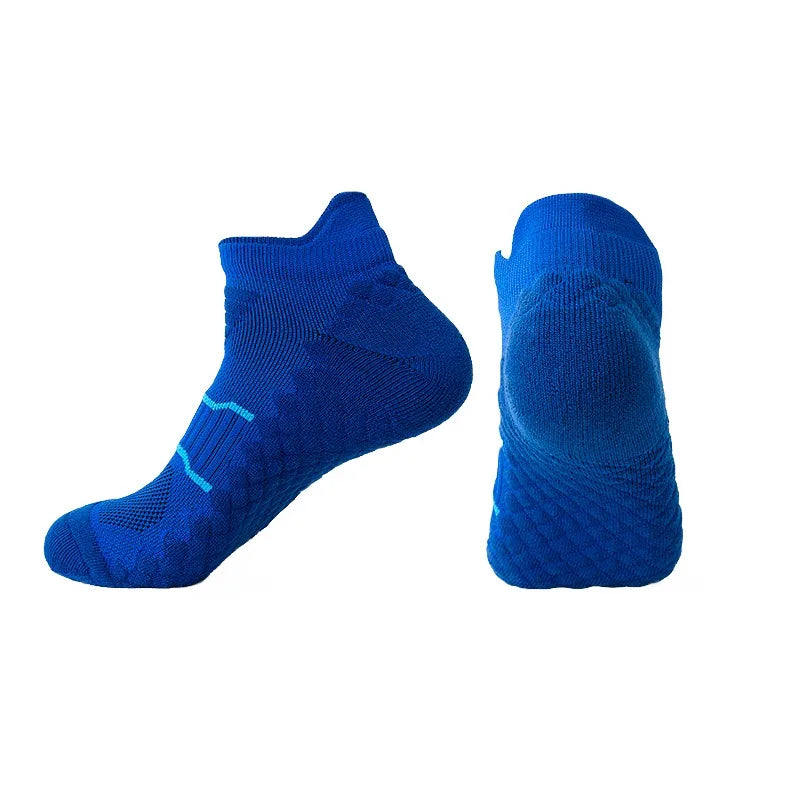 Women's sports socks, badminton socks, moisture-wicking massage socks, running socks, breathable, odor-resistant, shock-absorbin