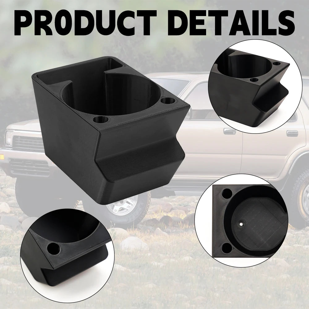 Square Insert Cup Holders For Toyota Landcruiser 80 Series Armrest Box Beverage Cup Holder