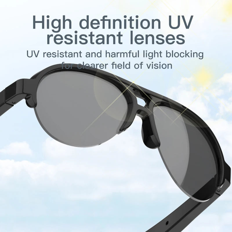 Smart Glasses Bluetooth Calling Music Control Wireless Fashionable Bluetooth Headphones For Men Women Gifts Earphone Outdoor