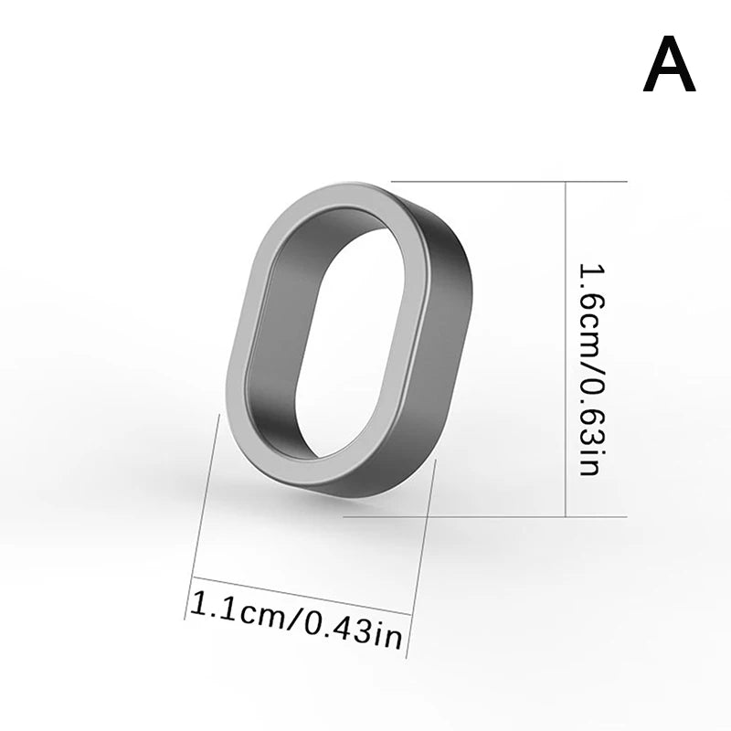 (BBQ4)Titanium Alloy Mini Key Ring Connection Buckle Universal Joint Auxiliary Ring Connection Bayonet Ring Personality