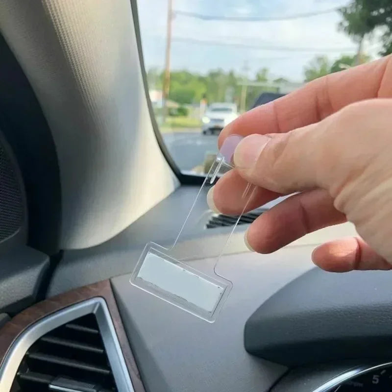 5PCS Car Parking Ticket Clip Windscreen Card Bill Holder Mount Fastener Organizer Car Styling Windshield Stickers Home Office