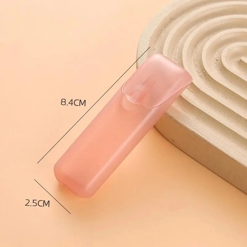 * New Sale Mini Storage Box Travel Portable Transparent Toothpick Cotton Swab Box For Outdoor Travel Kitchen Restaurant Supplies