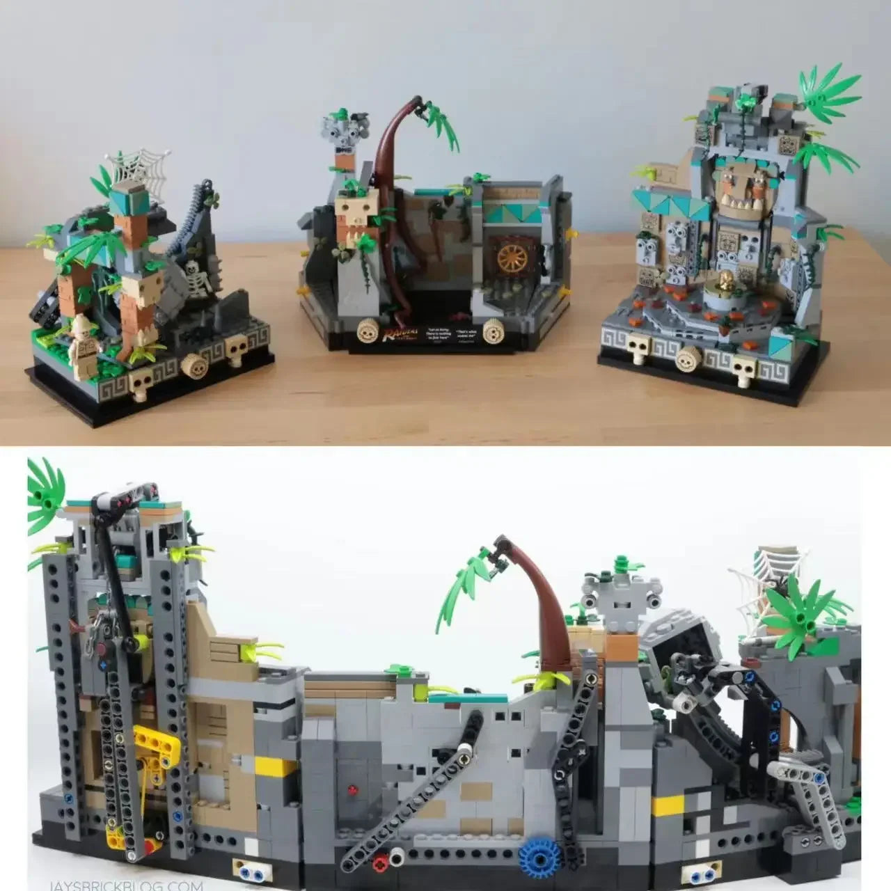 2026 NEW In stock  Indiana Jones Temple of the Classic Building Block Kit Children Educational Toy Birthday Gifts
