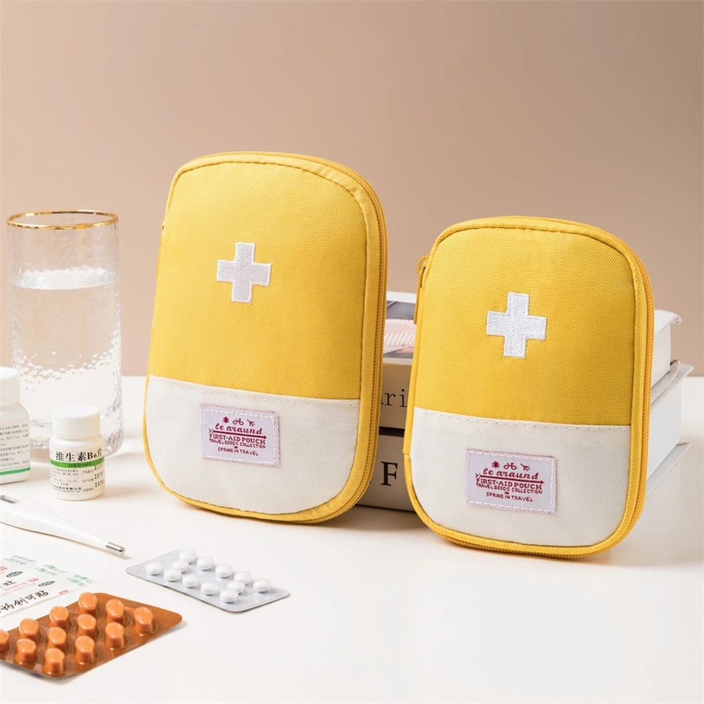 Portable Medicine Bag Empty First Aid Kit Emergency Survival Medical Small Medicine Pill Storage Bag Outdoor Camping Equipment