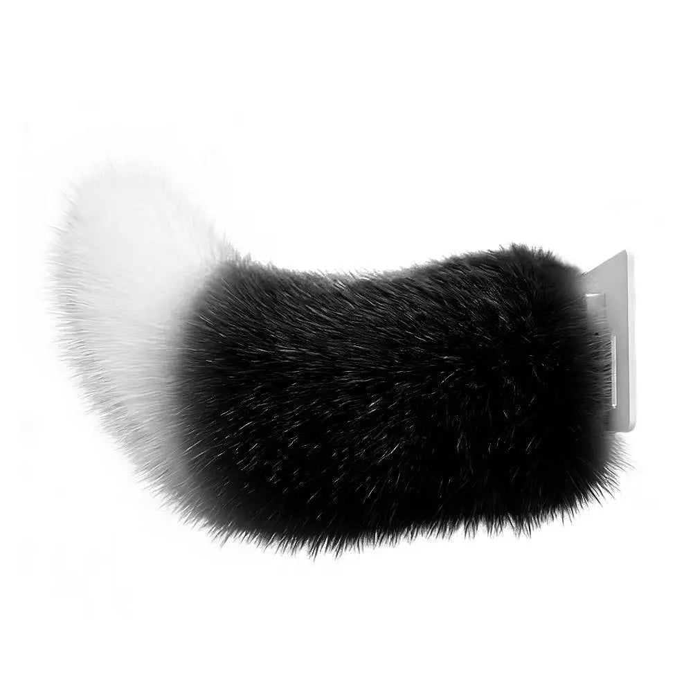 Sound-Activated Electric Plush Tail with Remote Control Moving  Swinging Decorative Tail for Car Interior Auto Accessories
