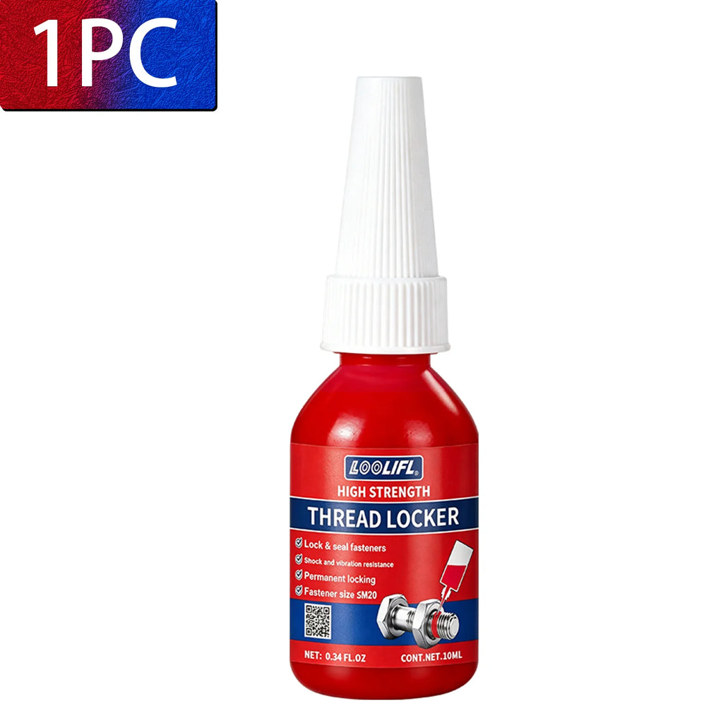 High Medium Strength Threadlocker 243 271 Bolt Anti-Loose Seal Glue Oil Heat Vibration Resistant Metal Thread Compound 50ML 10G