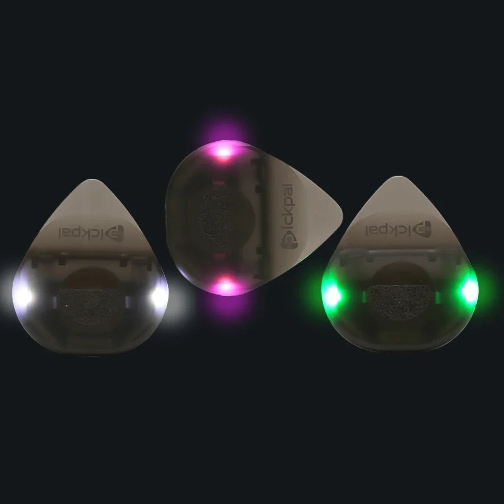 1-3pcs Touch Luminous Guitar Pick Plastic Bass Plectrum Plastic Glowing Guitar Picks w/h LED Light Musical Instruments Parts