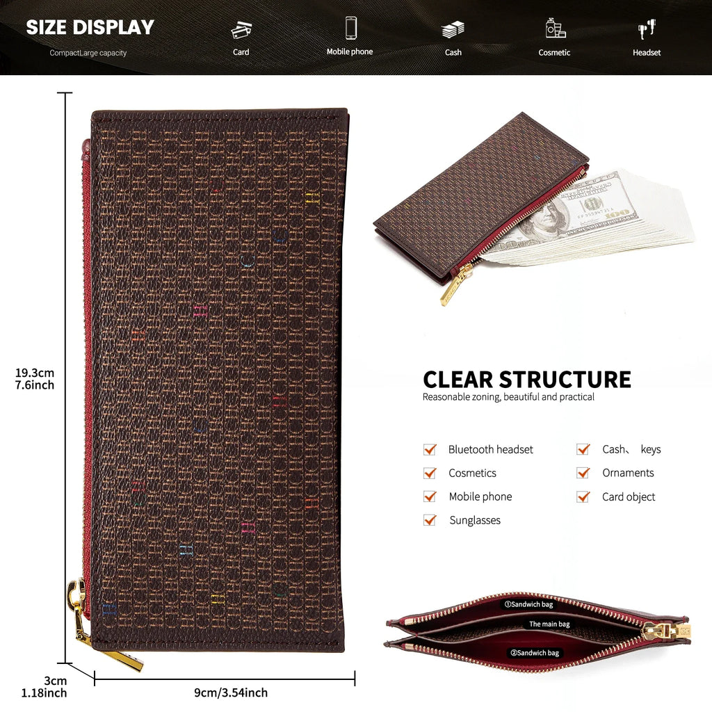 Women's Letter Rectangular Design Handbag Letter Design Card Bag Fashionable Classic Retro New
