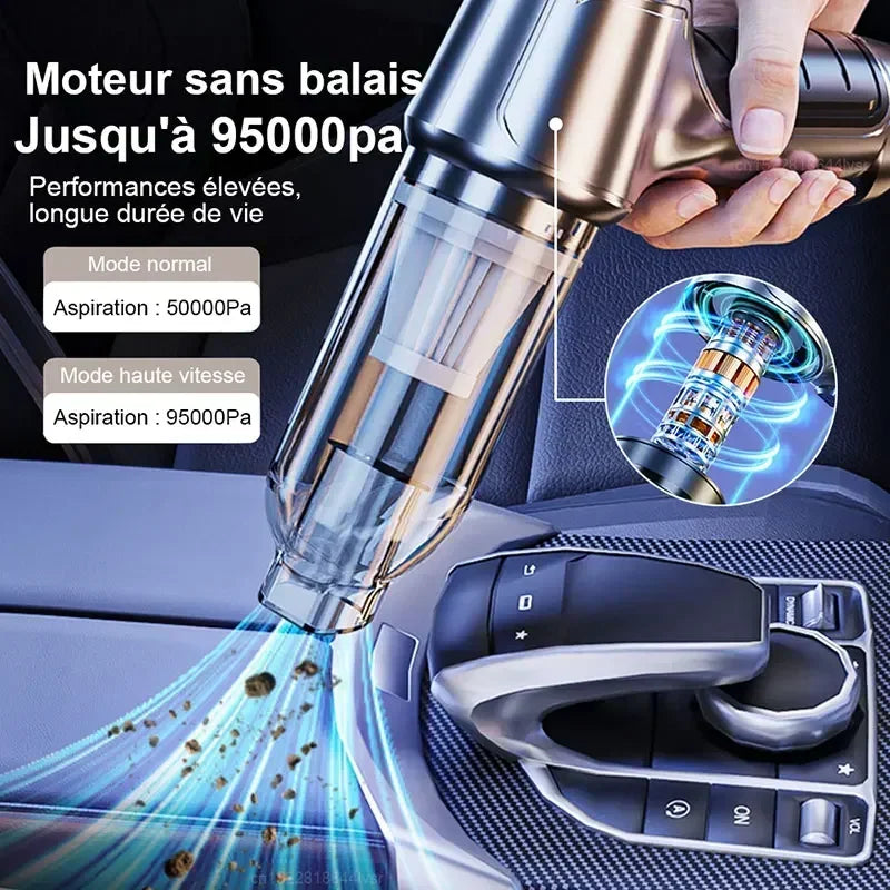 Car Vacuum Cleaner Wireless Vacuum Cleaner Duster Handheld Vacuum Pump For Home Portable Cordless Strong Suction Car Cleaner