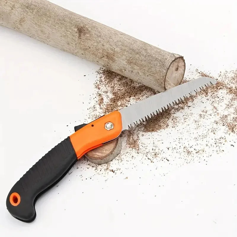 1pc Folding Pruning Saw Multi-purpose Gardening Folding Pruning Tools Outdoor Folding Saw For Logging Gardening Woodworking