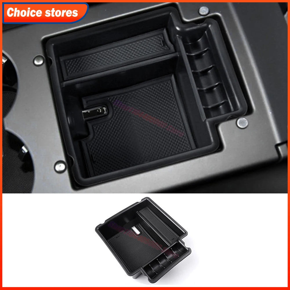 Car Central Console Armrest Storage Box For Porsches Macan 95B 2014-2024 Auto Interior Tidying Accessories Organizer Containers