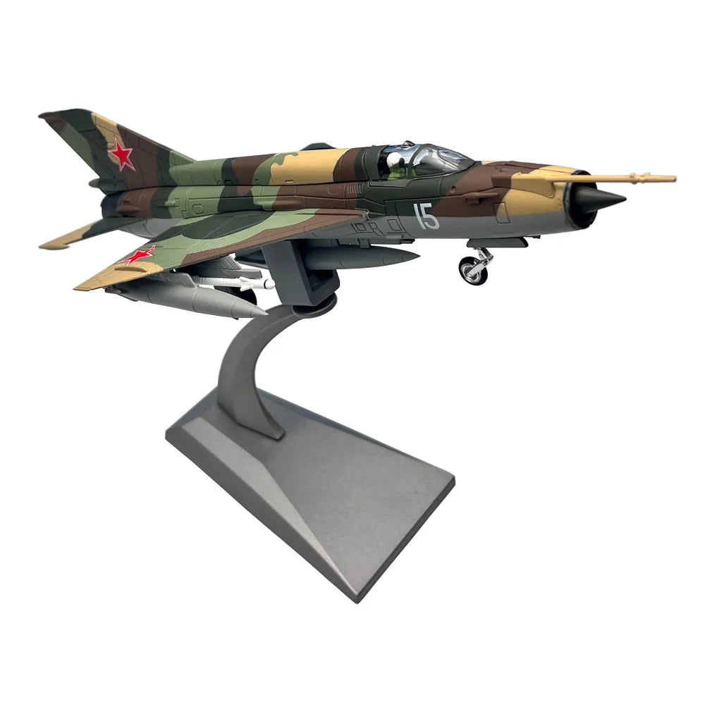 1/72 Scale Soviet MiG-21 Mig21 Fishbed Jet Fighter Plane Aircraft Airplane Diecast Metal Plane Aircraft Model Collection or Gift
