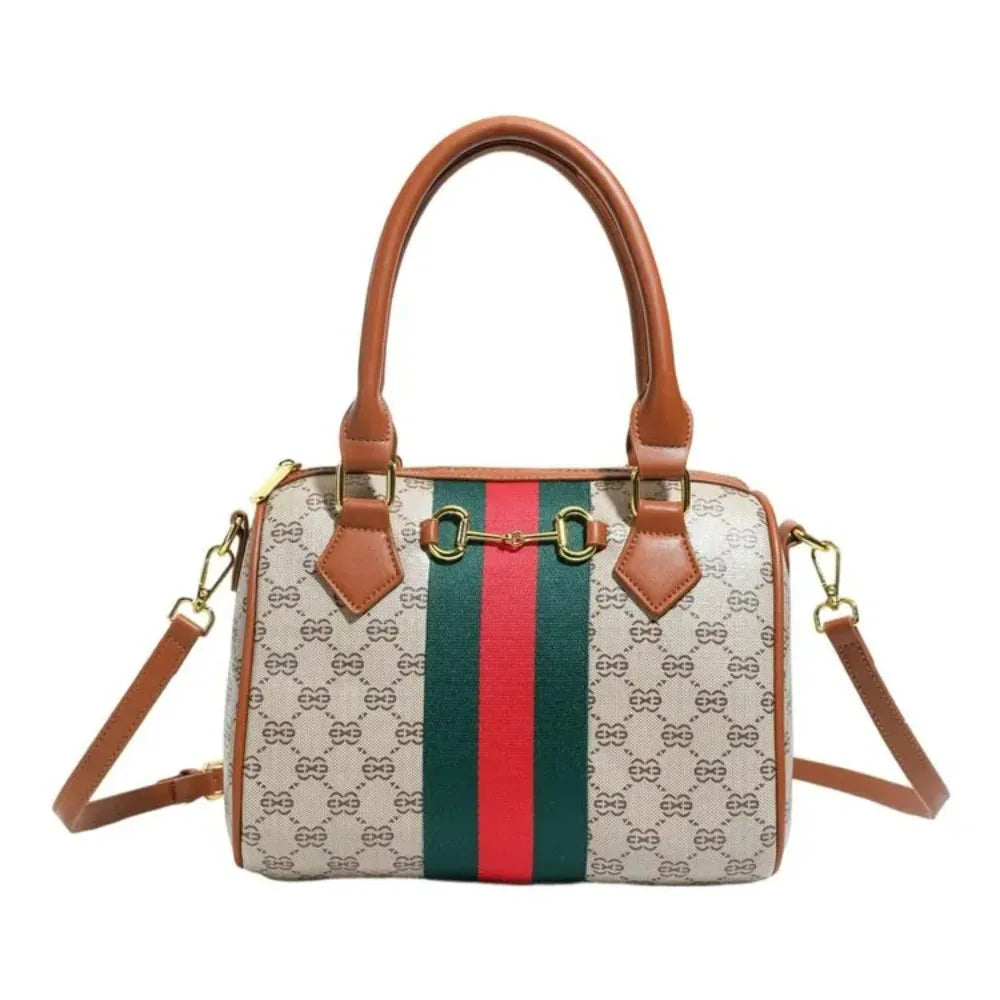 2026 Luxury Mommy Diaper Bag Vintage Leather Tote Crossbody Bag Minimalist Large Capacity Designer Women Handbag