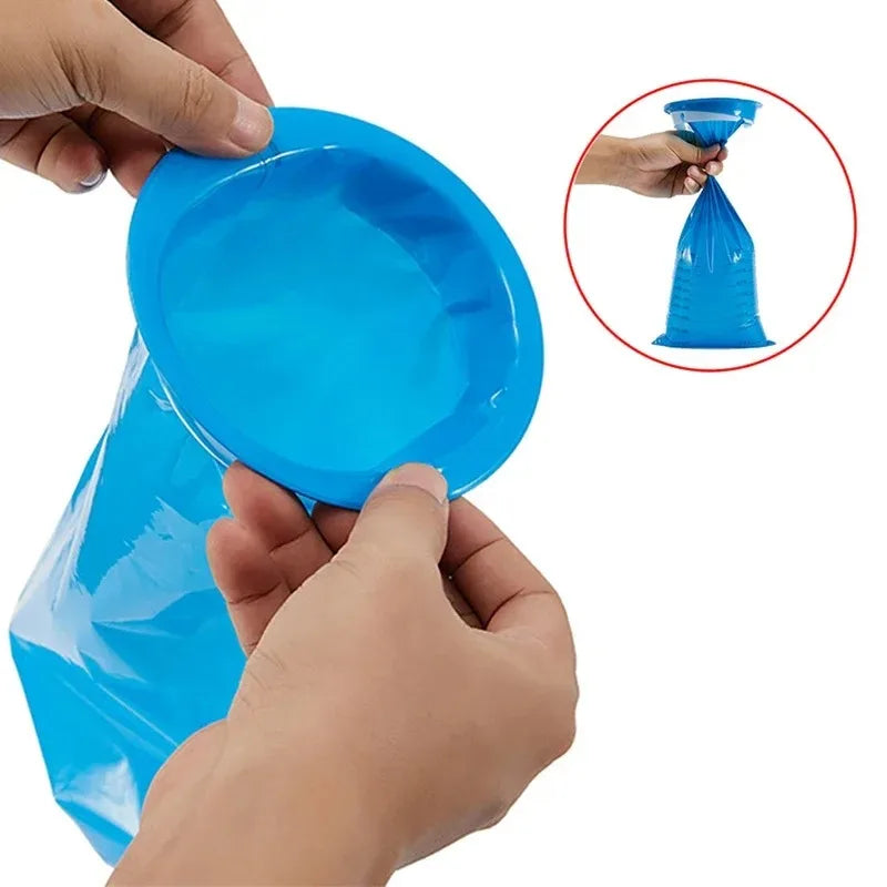 Disposable Vomit Bags 1000ml, 5/10/20 Pack Travel Motion Sickness Nausea Cleaning Bag, HDPE PE Eco-Friendly Plastic Car