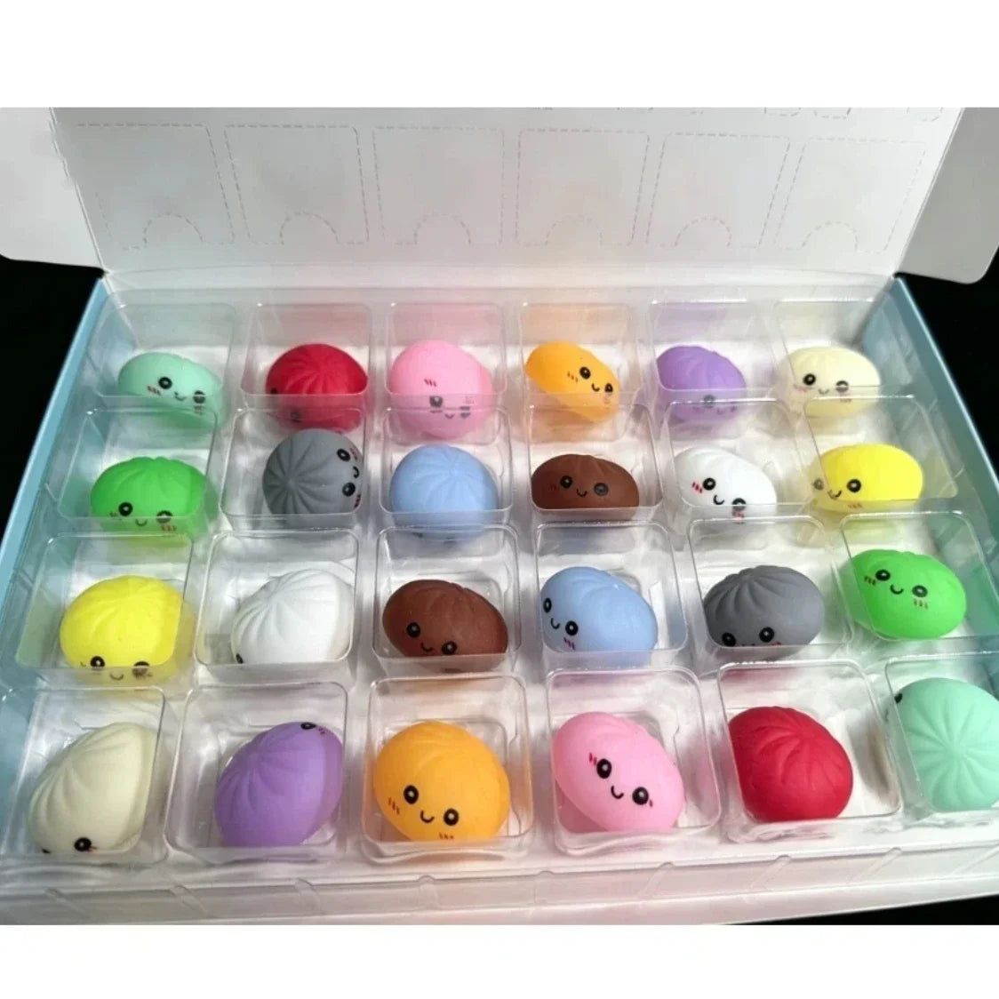 Mystery Dumpling Advent Calendar Slow Resilience Anxiety Relief 24-Day Countdown Calendar Fidget stress relief toy gifts