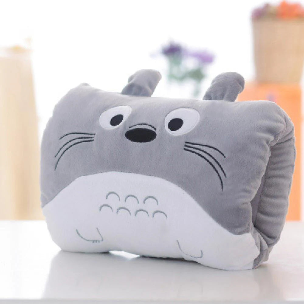 Pink Bear Children's Plush Pillows Hand Warmers Gloves Adults Cartoon Nap Pillows Cushions Creative Hand Warmers Plush Winter