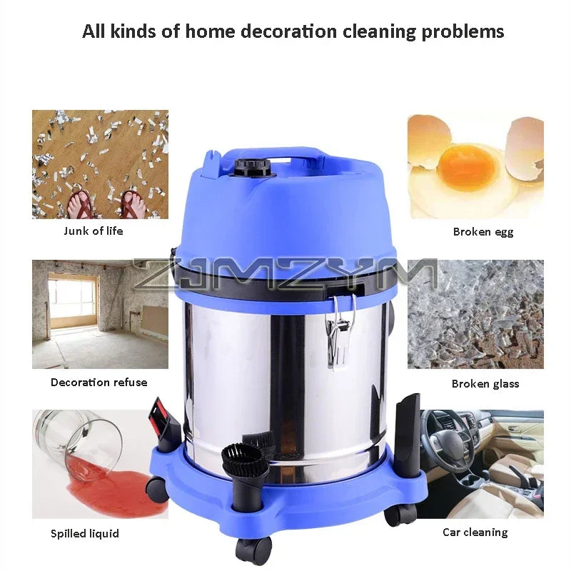 20L Commercial Automatic Portable Upright Industrial Wet and Dry Car Wash Vacuum Cleaner for Home