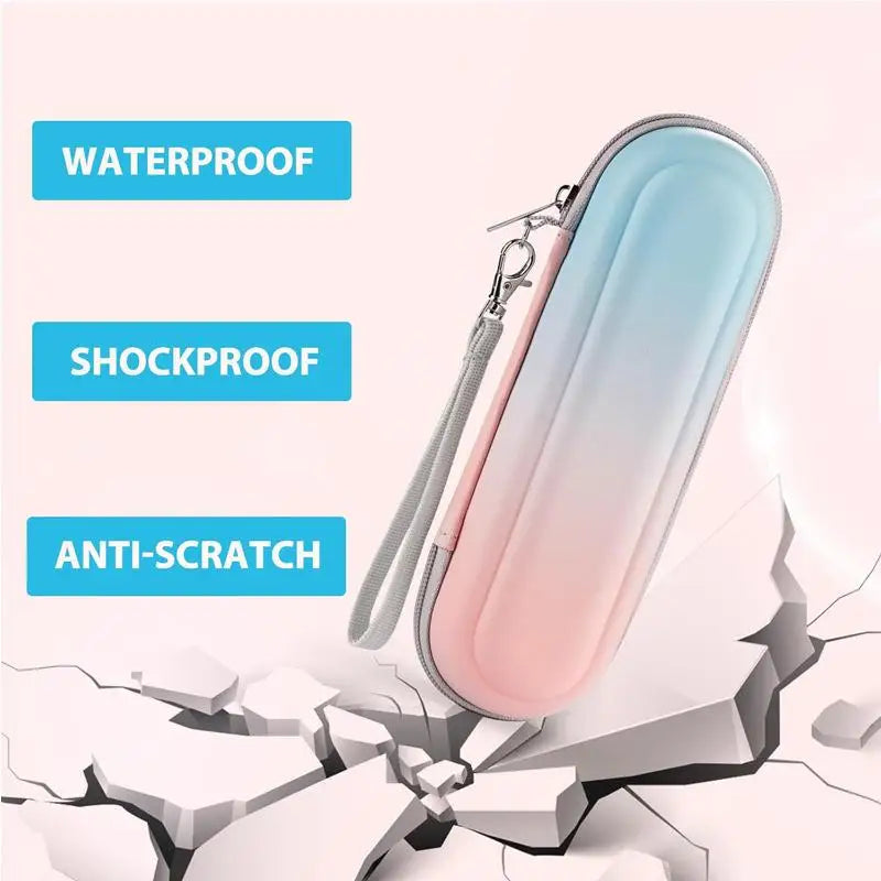EVA Electric Toothbrush Case Waterproof Travel Storage Bag Accessories With Mesh Pocket Covers Protection