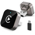 2026 Wireless CarPlay Adapter for iPhone with No Audio Lag Auto-Connect Feature Bluetooth 5 Convert Wired to Wireless CarPlay