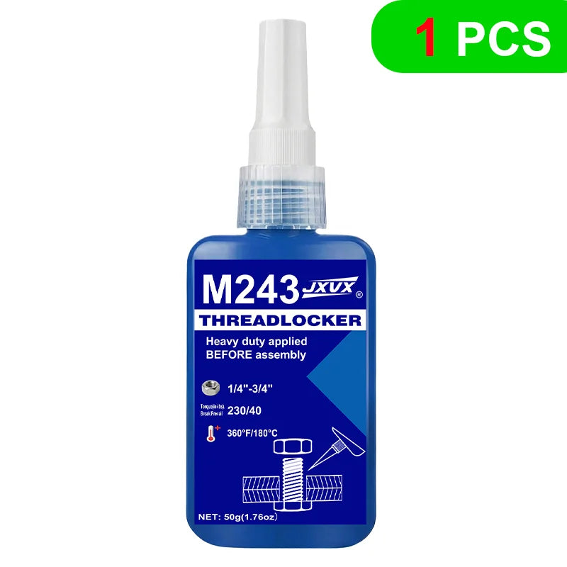 Threadlocker 243 271—Medium to High Strength Anaerobic Adhesive—Anti-loosening, Fastening, Anti-slip