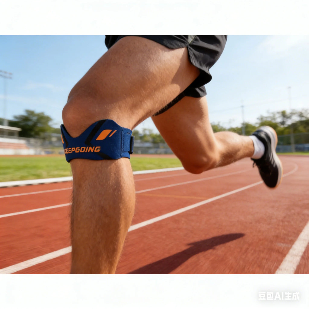 Knee Brace Support for Running Sports Adjustable Knee Strap Patella Protector for Basketball Hiking Gym