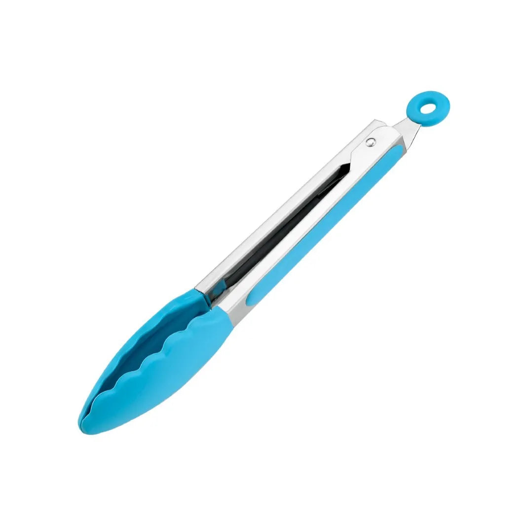 7/9/12inch Silicone Kitchen BBQ Tongs Stainless Steel Locking Cooking Tongs with Silicone Tips Non-Slip Food Tongs for Cooking