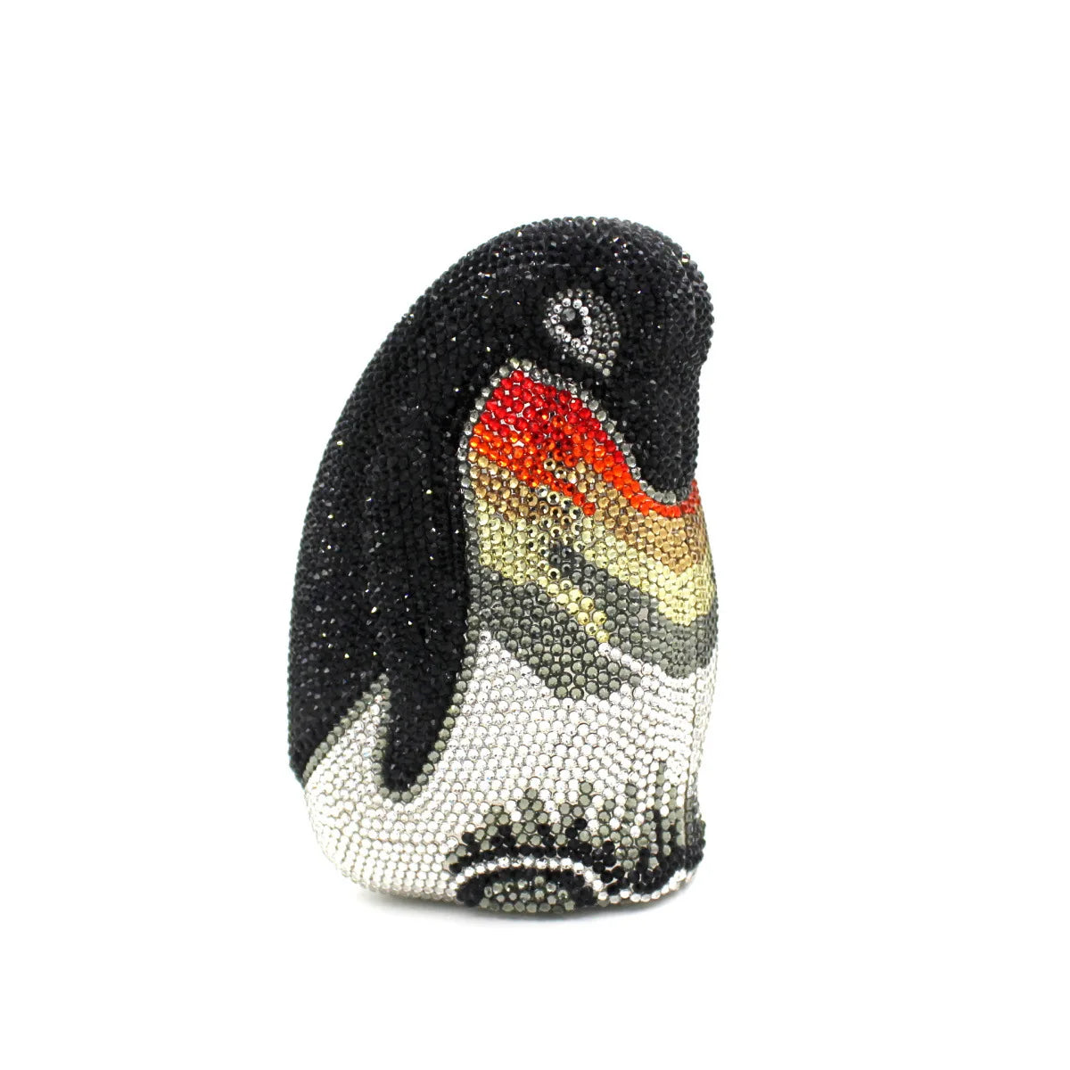 China Factory Wholesales Crystal Rhinestone Clutch Evening Bag for Formal Party Jewellery Penguin Clutch Purse