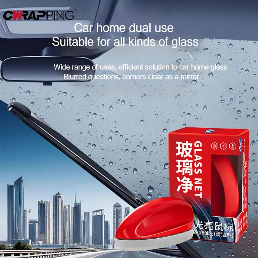 Car Glass Oil Film Remover Glass Polishing Compound Windshield Cleaner Car Glass Polishing Clear for Car Detailing Clean Tools