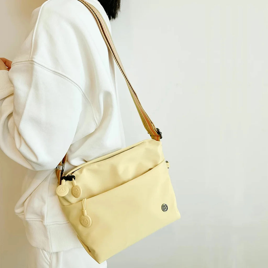 Chic Ultra-light Nylon Crossbody Bags for Women, Designer Bag-Lightweight, Zipper Closure, Adjustable Wide Strap, Cotton Lining