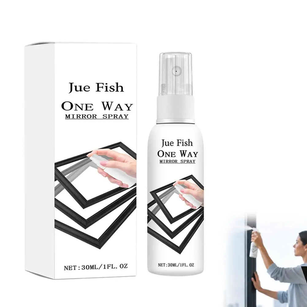 30ml One Way Mirror Spray Privacy Window Film Effect Anti Peeping Glass Isolation Tint Spray For Home Car Accessories