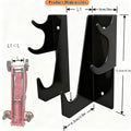 Handle Storage2pcs Max Version Oversized Heavy-Duty Metal Floor Jack Stand and Jack Stand Wall Mount Hook Rack 2pcs